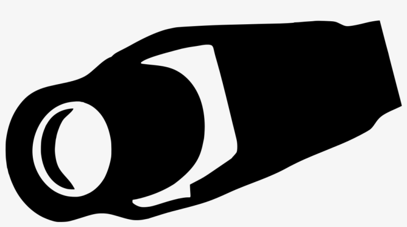 Camera Clip Art - Security Camera Black And White, transparent png download
