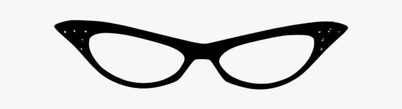 Librarian Glasses Summer Reading - Halloween 50s Black Frame Glasses, transparent png download