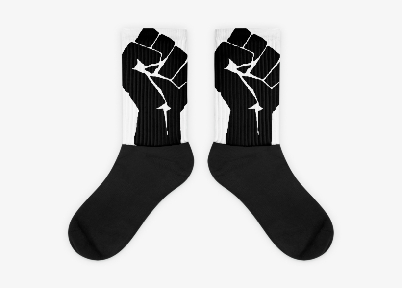 Chocolate Ancestor, Llc- Black Power Fist Black Foot - 99 % Fist Rectangle Magnet, transparent png download