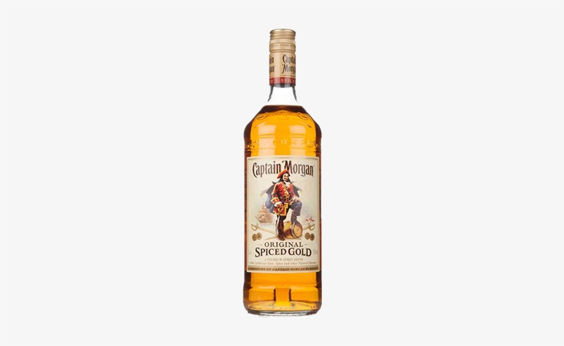 Captain Morgan Spiced 360675 L Large - Captain Morgan Original Spiced Gold 1l Rum Spirit, transparent png download