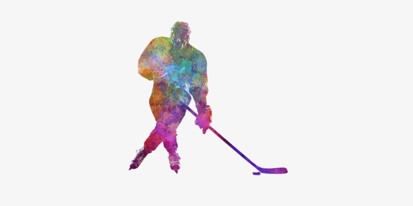 Bleed Area May Not Be Visible - Ice Hockey Siluet Png, transparent png download