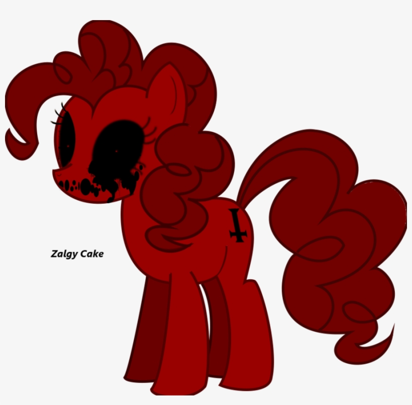 Zalgy Cake - My Little Pony Pinkie Pie Silhouette, transparent png download