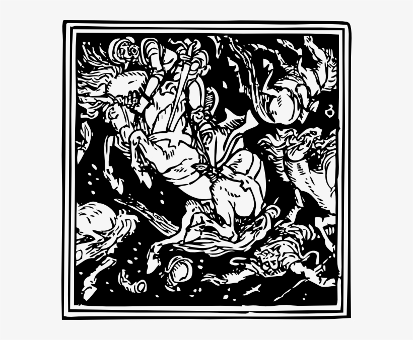 Falling Horses And Men Svg Clip Arts 576 X 596 Px, transparent png download