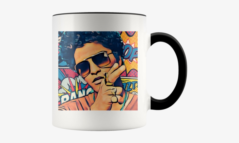 Bruno Mars Art - Mug, transparent png download