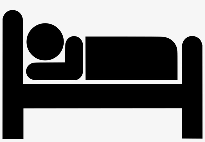 Bed Svg Stickman - Bed Pictogram, transparent png download