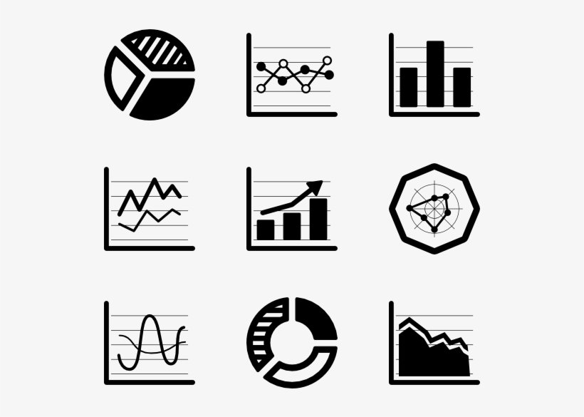 Business Chart Pictograms - Electronic Devices Vector Png, transparent png download