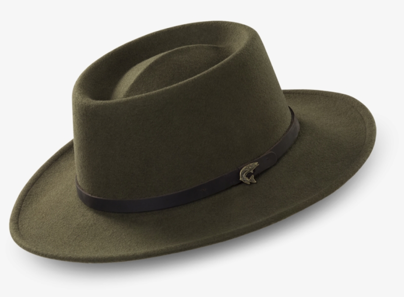 Open Crown Fedora - Felt, transparent png download