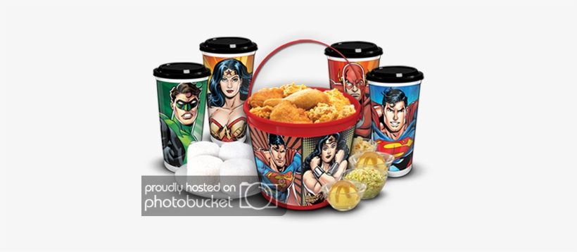 Kfc With Justice League Bucket Meal - Justice League, transparent png download