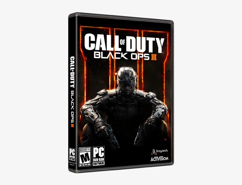Bo3 Packaging Pc Front - Call Of Duty Black Ops 3 Pc, transparent png download