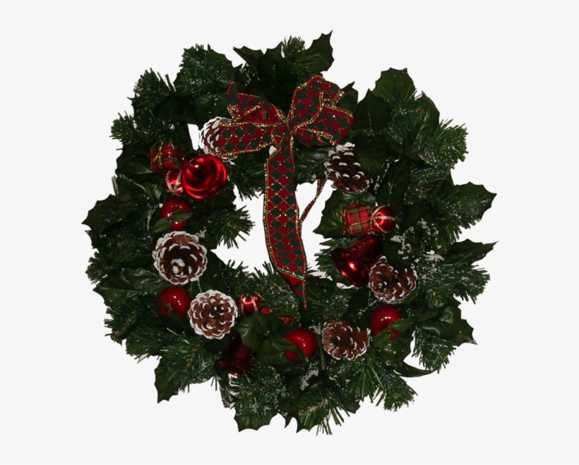 Download Icon Vectors Free Christmas Wreath - Christmas Wreaths In Png, transparent png download