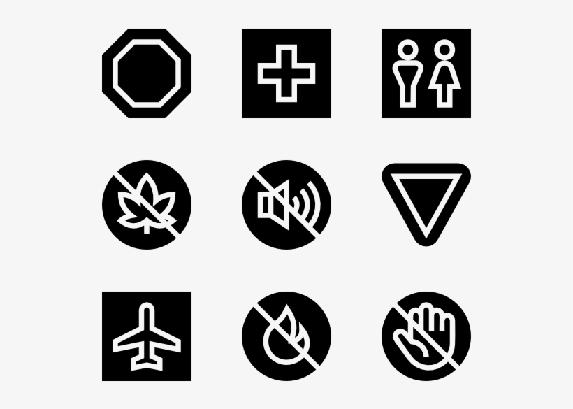 Public Signs 60 Icons - Icon, transparent png download