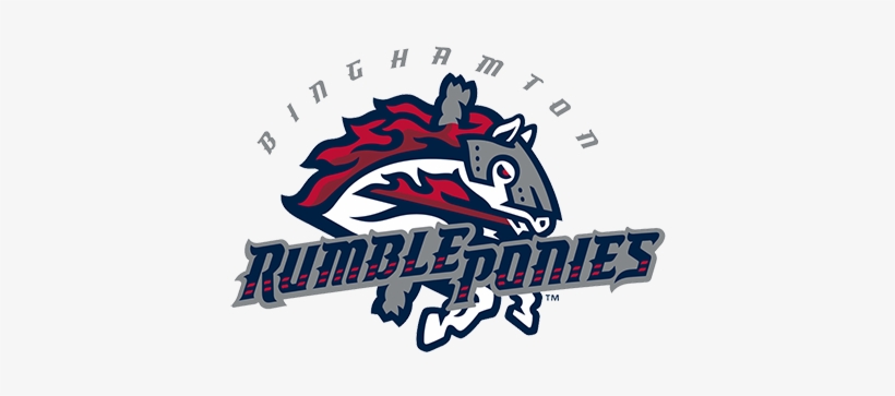 Home / New York Mets - Binghamton Rumble Ponies Logo, transparent png download