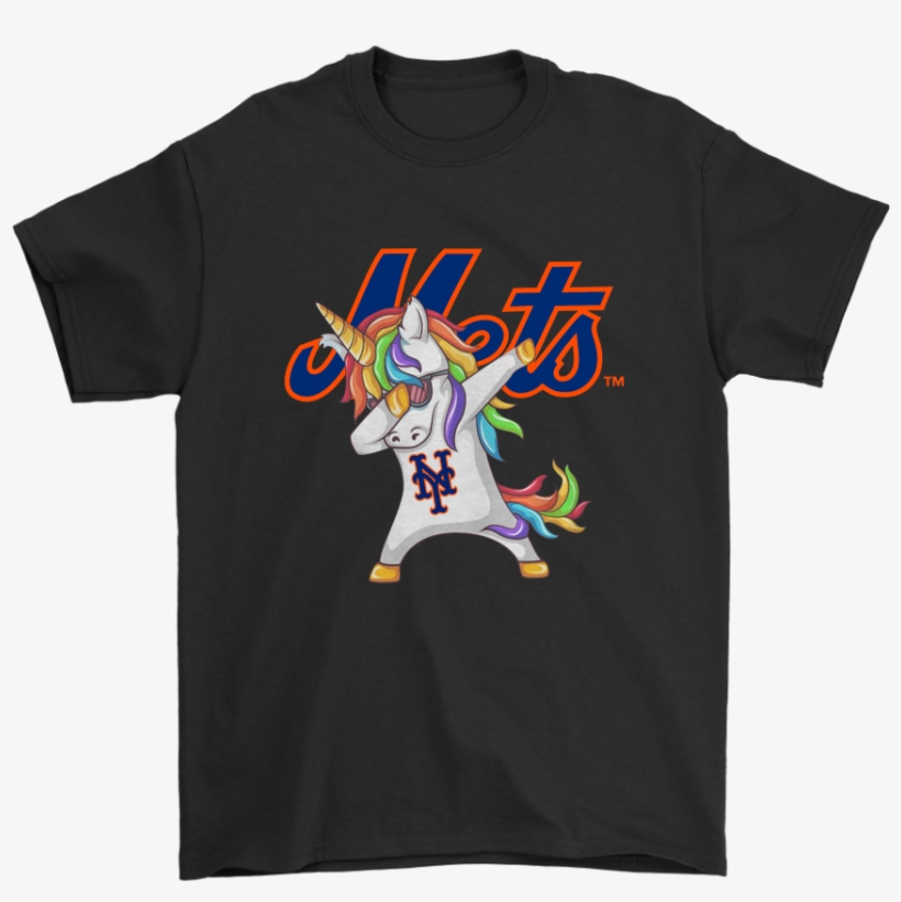 New York Mets Unicorn Dabbing Baseball Sports Shirts - Unicorn Land Rover T Shirt, transparent png download