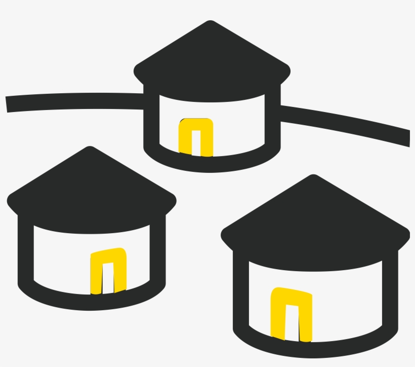 Community Projects And Authentic Homestays - Transparent Hut Icon Png, transparent png download
