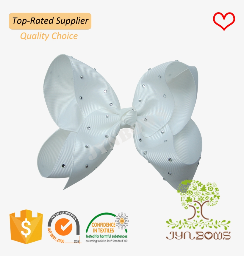 4 Inch Factory Custom Jojo Siwa Hair Ribbon Bow - Hairpin, transparent png download