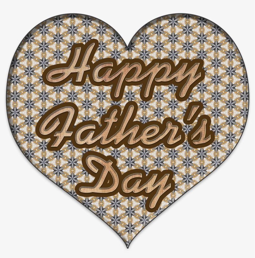Vacation, Holiday Heart Icon Event Embossed Engraved - Status For Father Day, transparent png download