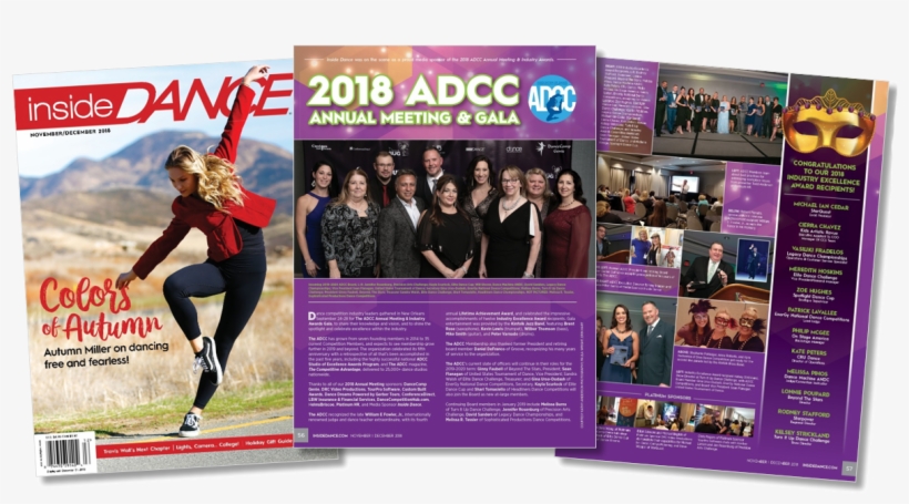 The Adcc Featured In Inside Dance - Flyer, transparent png download