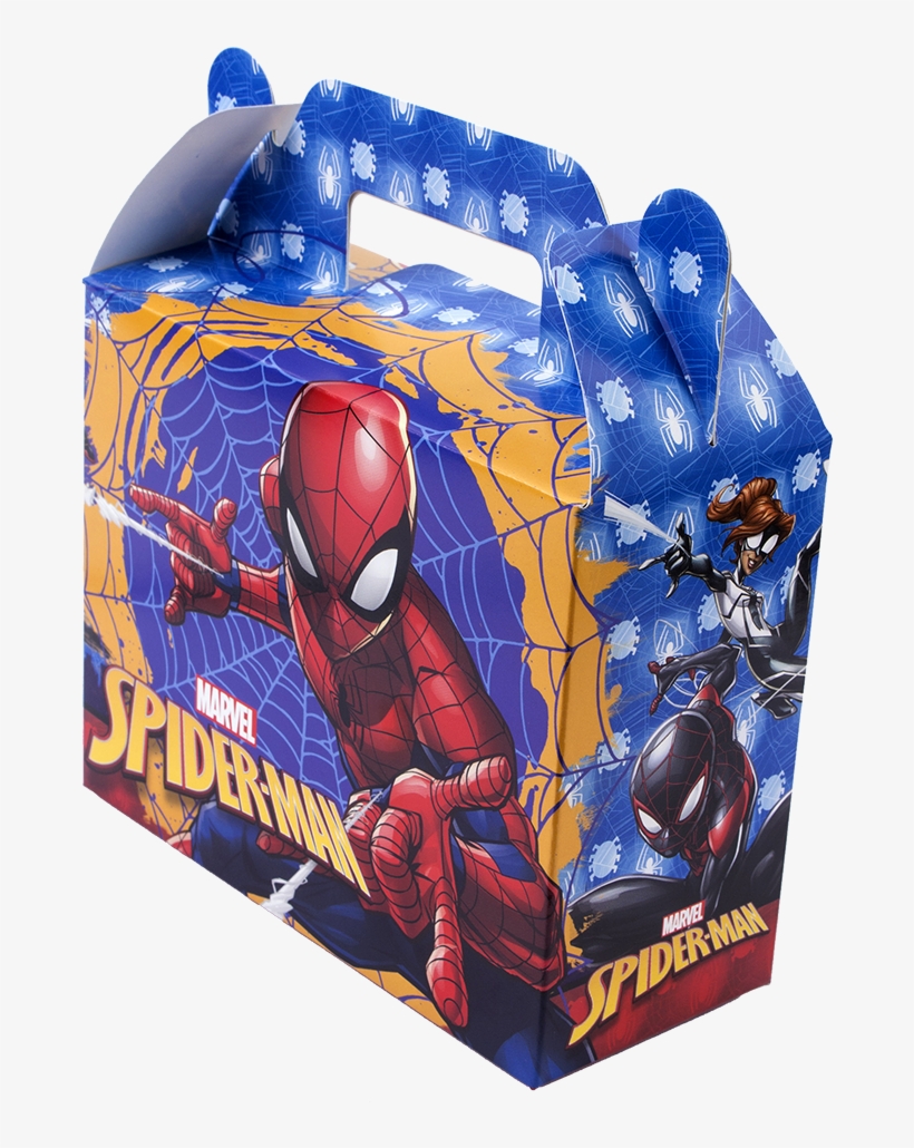 Caja Sorpresa Del Hombre Araña - Decoraciones Del Hombre Araña, transparent png download