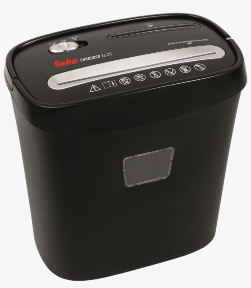 Shredder X6 Cd - Geha Home & Office X6 Cd - Shredder - Cross-cut, transparent png download