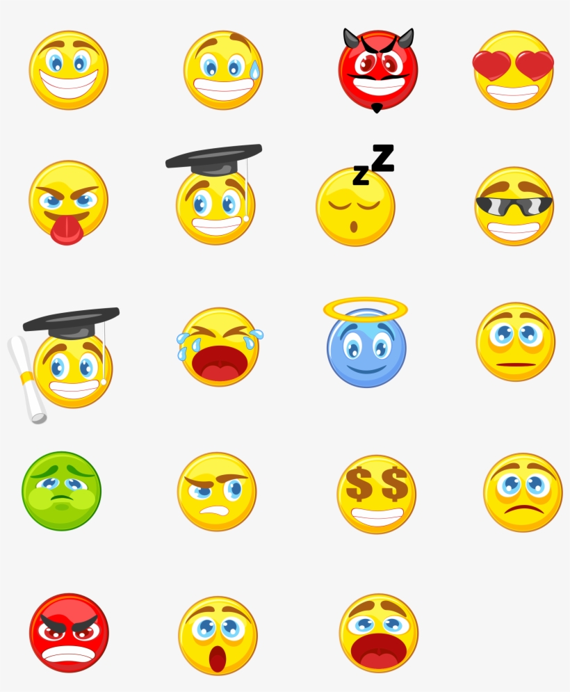 Smile Vector Icon - Emoticon, transparent png download