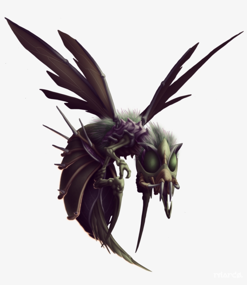 476kib, 900x988, Wasp Monster - Hornet, transparent png download