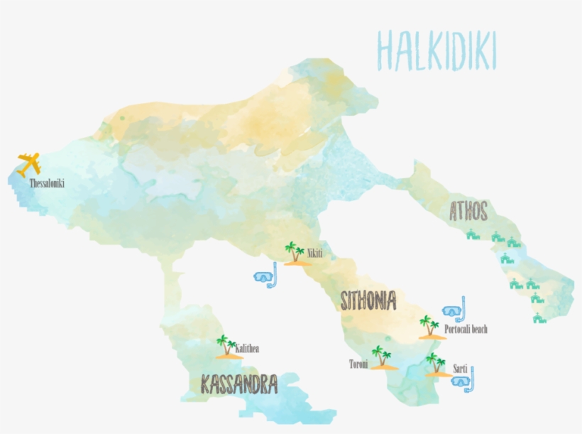 I Marked My Favorite Beaches As Well As The Best Spots - Atlas, transparent png download