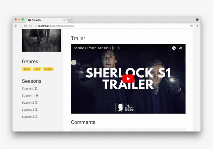 Learn Hapi Displaying Seasons And Episodes For Tv Shows - Web Page, transparent png download