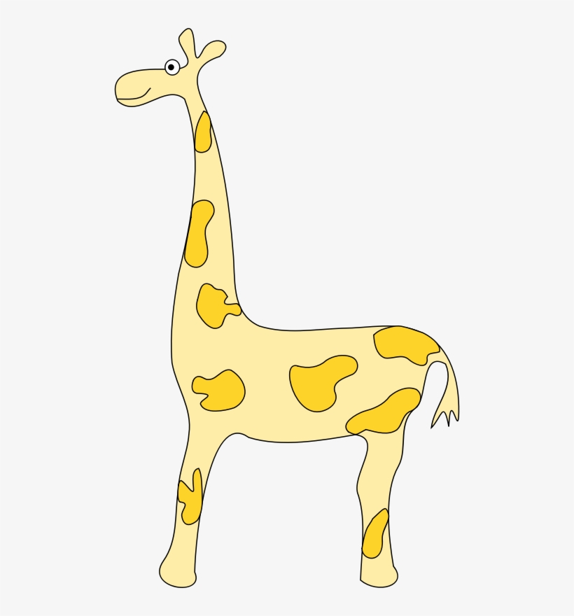 Giraffe Clipart Tail - Clip Art, transparent png download