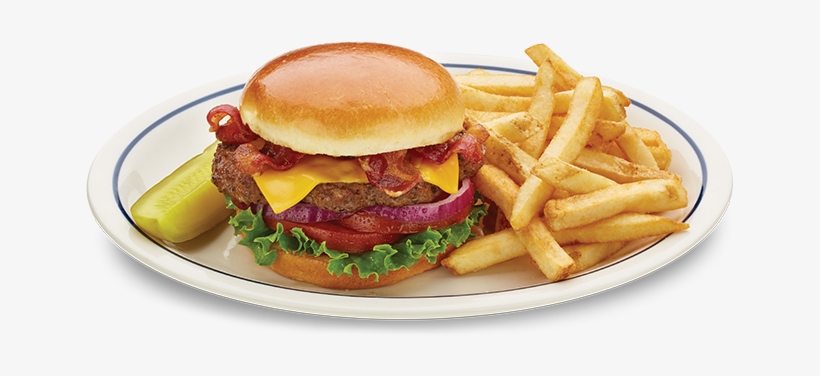 Bacon Cheese Burger - Bacon Cheeseburger Ihop, transparent png download
