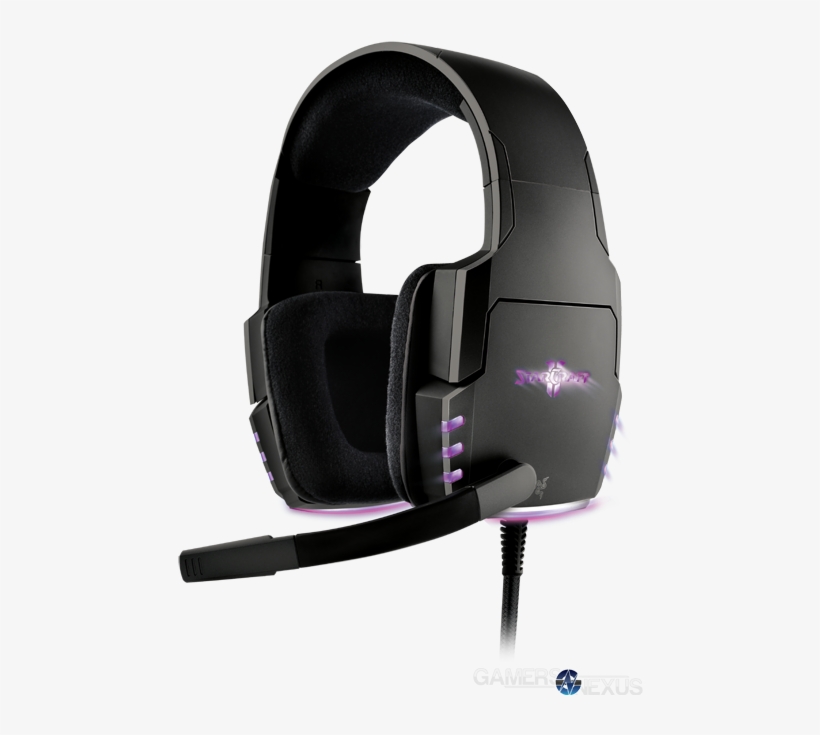 In Close Pursuit Of The Keyboard Is The Company's Somewhat - Razer Banshee Starcraft Ii - Headset - Full Size, transparent png download