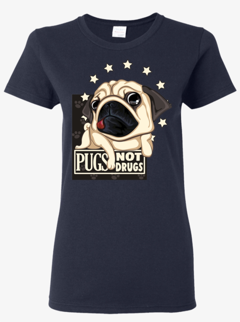 Lovely Black Gift For Collection Dog T Shirt Pugs Not - Bad Dog Pug Pet Gift For Dog Lover T Shirt, transparent png download