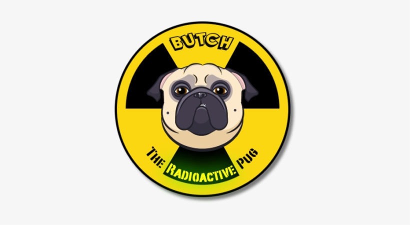 Butch, The Radioactive Pug - Pug, transparent png download