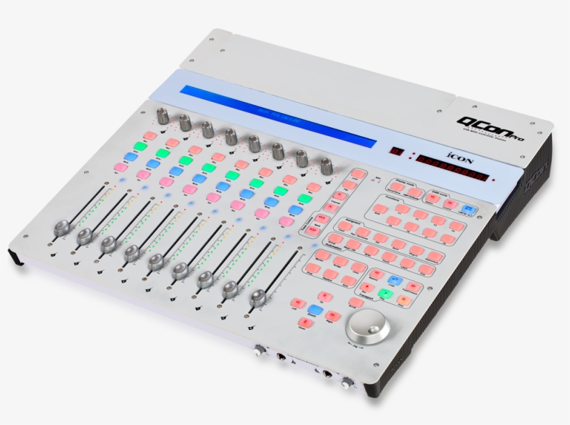 Icon Qcon Pro Daw Controller - Icon Qcon Pro 8-fader Daw Control Surface, transparent png download