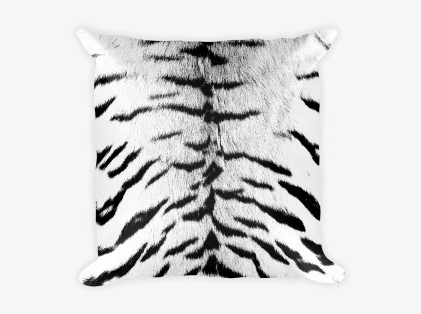 Tiger Pattern Pillow Cushion - Fototapeta, Tapeta Zvíře Tygr, (152.5 X 104 Cm), transparent png download