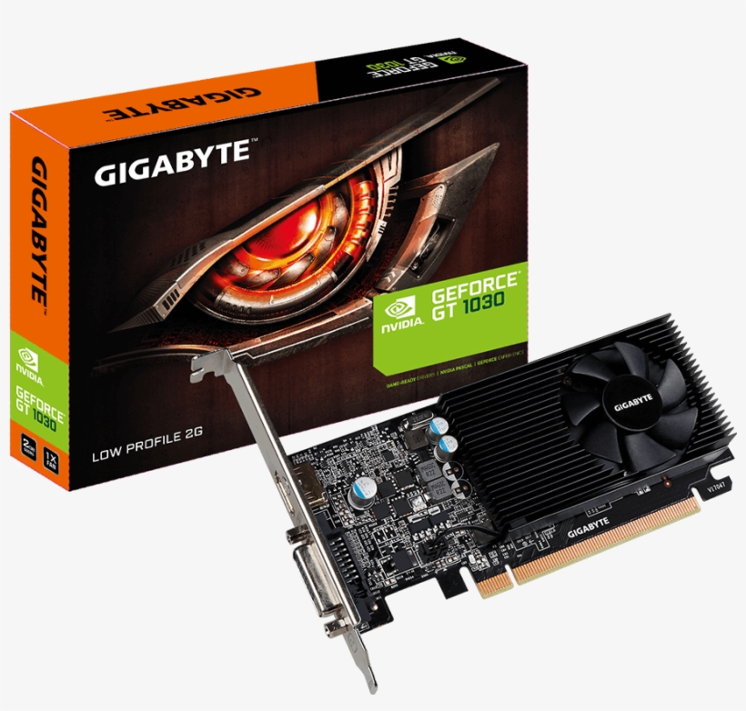 Integrated With 2gb Gddr5 64bit Memory - Gigabyte N1030d5-2gl Gt1030 2g Video Card, transparent png download