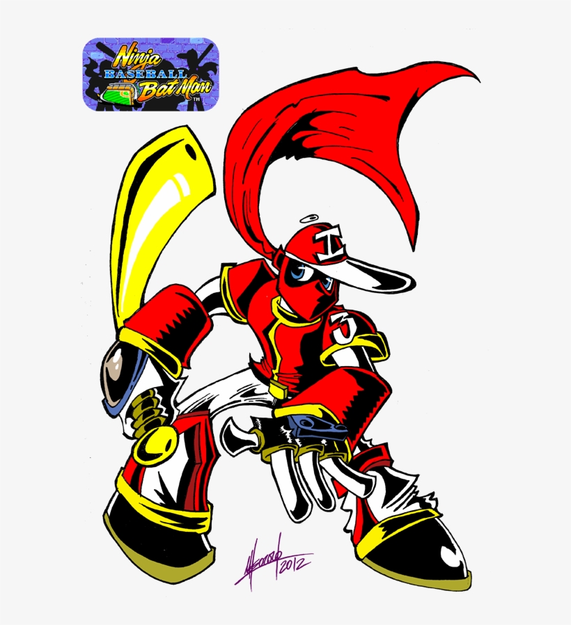 803064 - Ninja Baseball Batman Captain Jose, transparent png download
