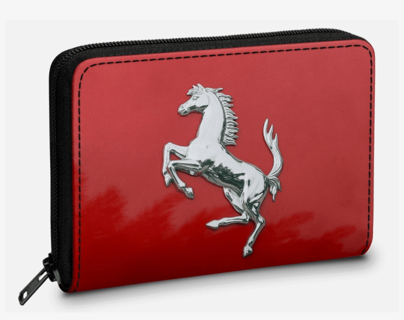Dailyobjects Ferrari Rosso Reflection Zipper Slim Card - Wallet, transparent png download