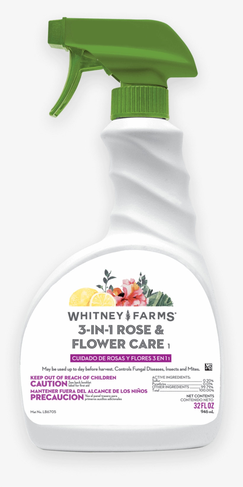 Scotts Co. 32oz Rtu 3-n-1 Rose Care 10101-10041, transparent png download