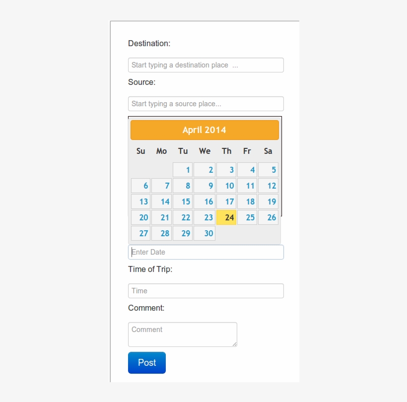 Datepicker Issue - Date Picker, transparent png download