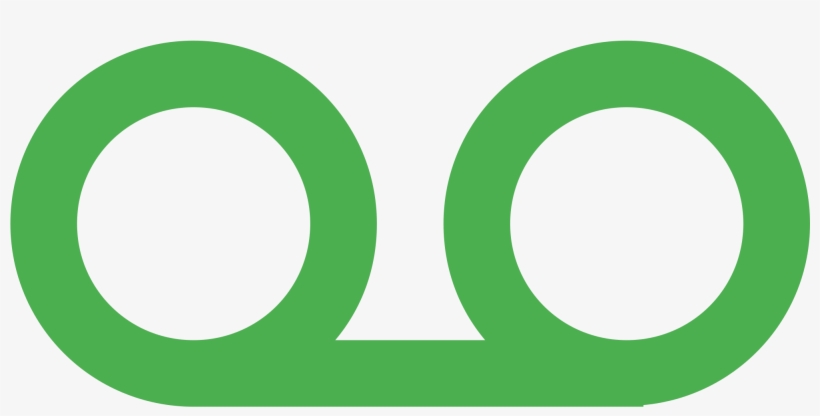 Open - Voicemail Icon Green, transparent png download