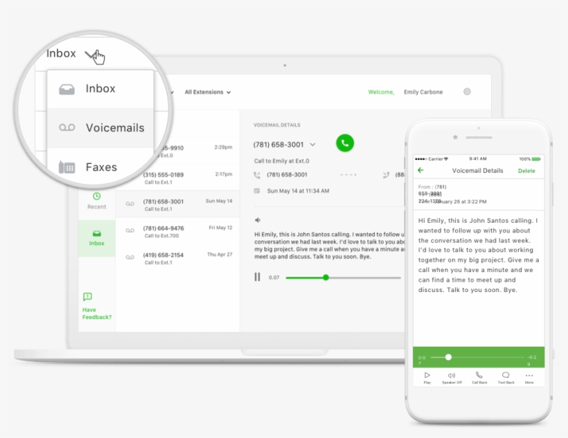 Voicemails Faxes Min Png - Fax, transparent png download