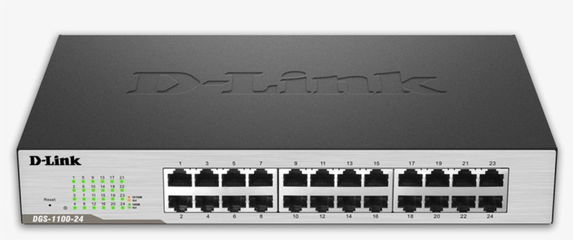 D-link Dgs-1100-24p Easysmart 24-port Gigabit Poe Switch, transparent png download