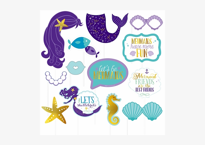 Free Printable Mermaid Photo Booth Props