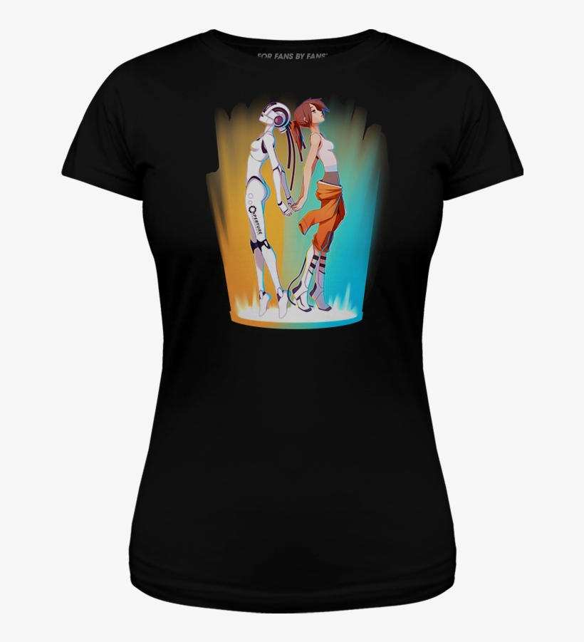 Chell And Glados - Caligula's Horse T Shirt, transparent png download