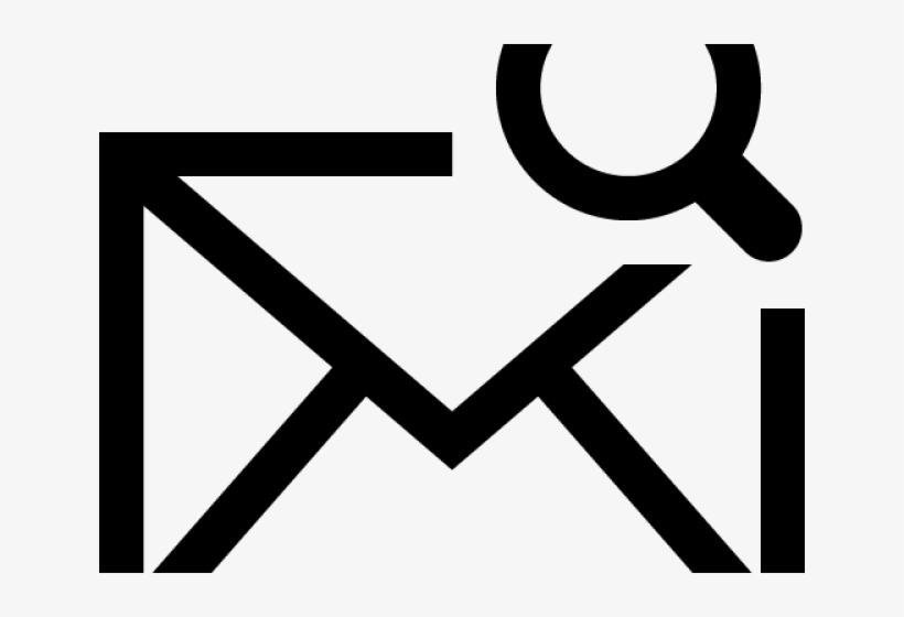 Search Icon Mail - Email Sign Png, transparent png download