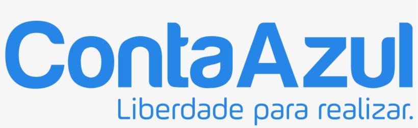 Marca Com Tagline Azul - Contaazul, transparent png download