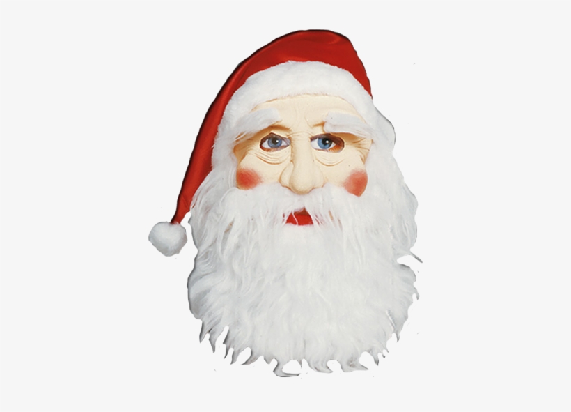 Máscara Papai Noel - Mascara De Papai Noel, transparent png download