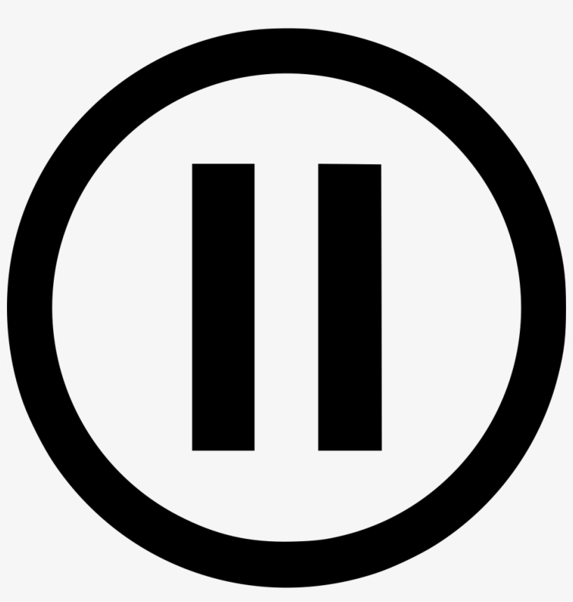 Pause Function Music Video Comments - Number 5 In Circle, transparent png download