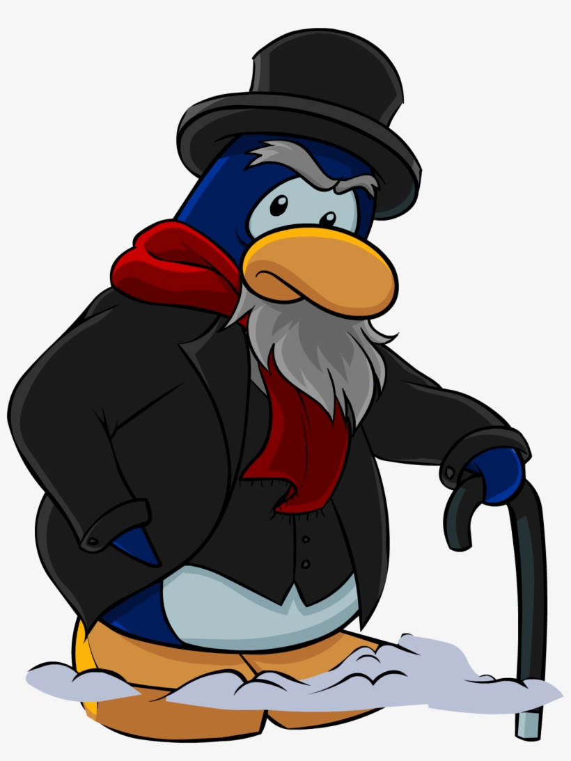 Scrooge Christmas - Club Penguin Christmas, transparent png download