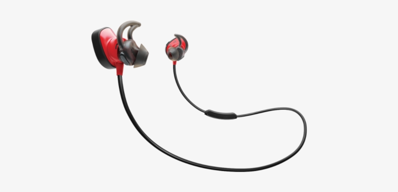 Bose Soundsport Pulse Wireless Headphones Power, Red - Bose Soundsport Pulse Wireless Headphones (power Red), transparent png download